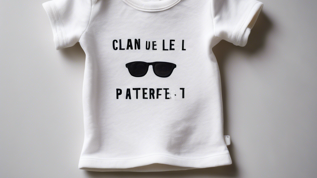 Illustration détaillée sur Tee-shirt Bébé Papa : Le Cadeau Idéal Pour Célébrer La Paternité