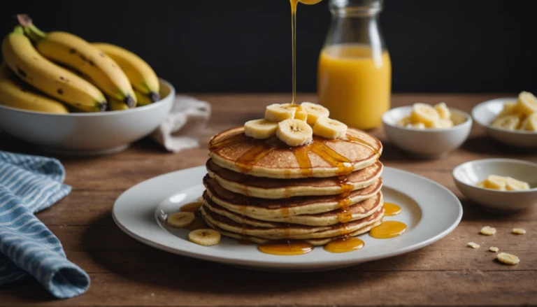 Recette simple de pancakes à la banane pour bébé, sans sucre ajouté