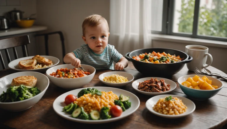 Recette bébé 1 an : repas sains, équilibrés et adaptés à ses besoins
